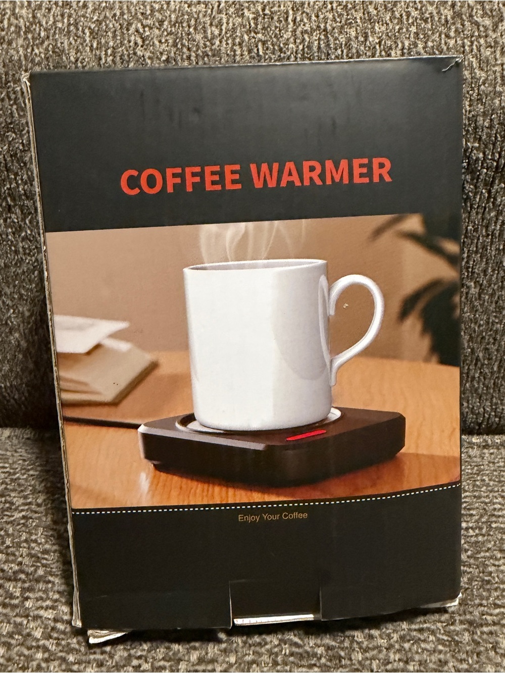 Black Coffee Warmer Plate - Unbranded